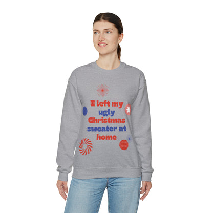 Festive Threads | Christmas Ugly Christmas Sweater Unisex Heavy Blend™ Crewneck Sweatshirt