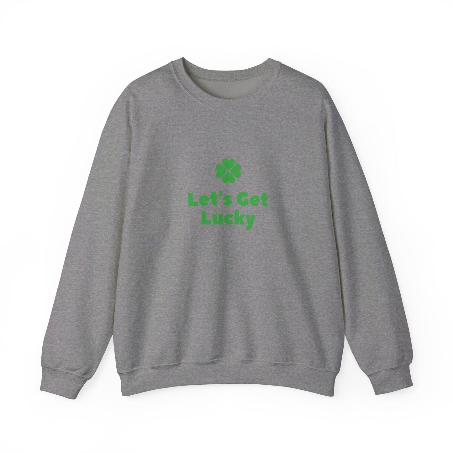 Festive Threads | St. Patrick's Day Let's Get Lucky Unisex Heavy Blend™ Crewneck Sweatshirt