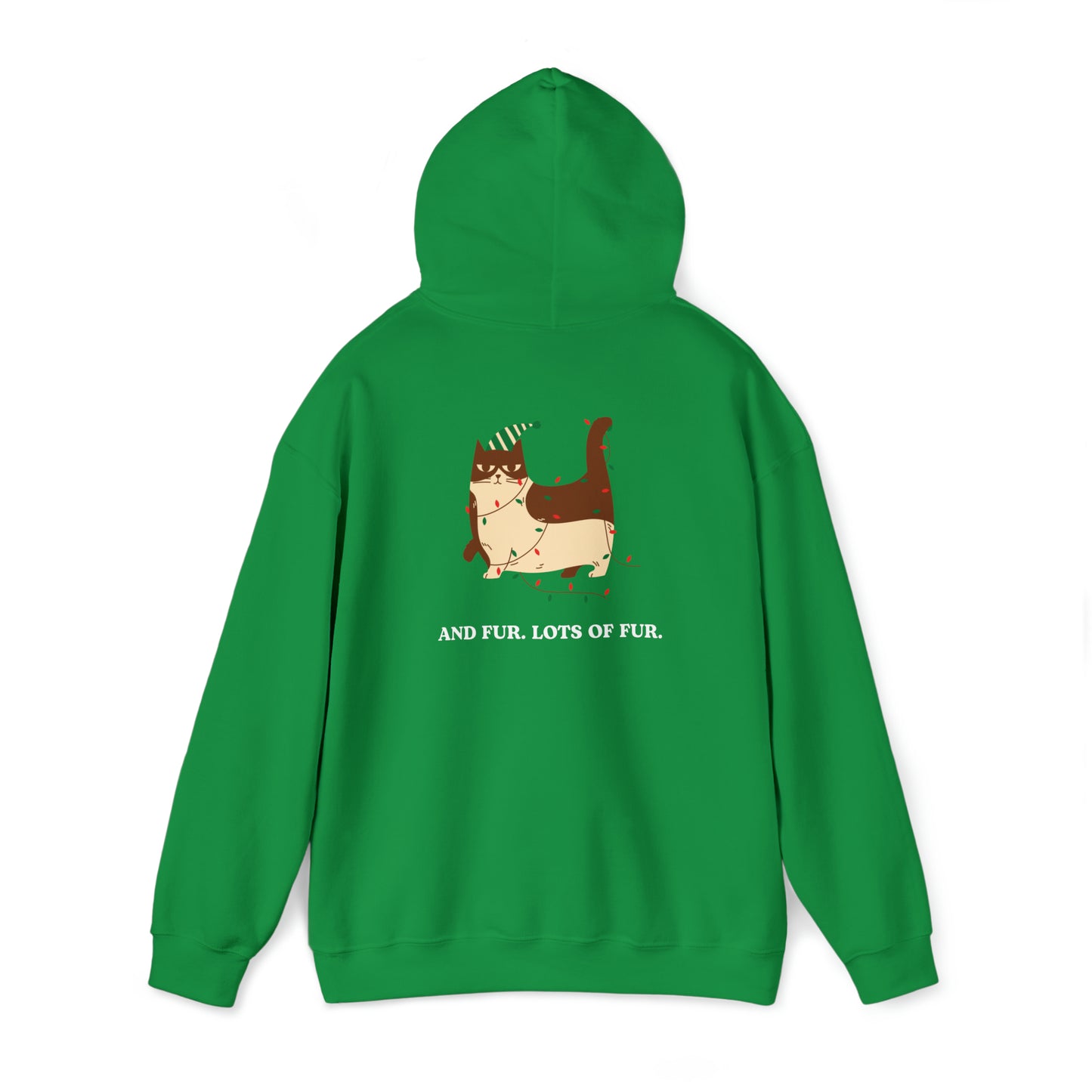 Festive Threads | Christmas Santa Paws Unisex Heavy Blend™ Hooded Sweatshirt