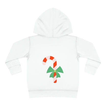 Festive Threads | Christmas Santa's Helper Toddler Pullover Fleece Hoodie