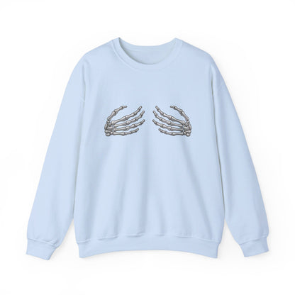 Festive Threads | Halloween Hands Off Unisex Heavy Blend™ Crewneck Sweatshirt