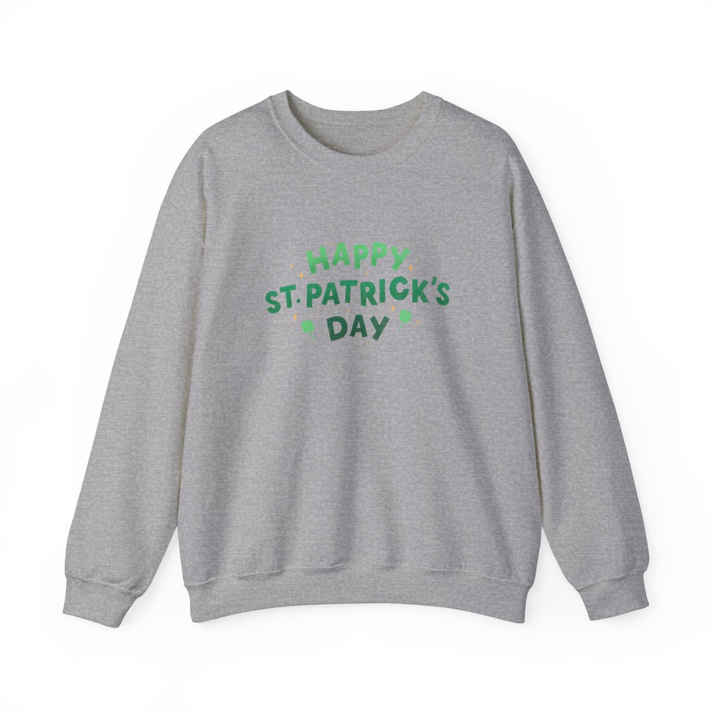 Festive Threads | St. Patrick's Day | Happy St. Patrick's Day Unisex Heavy Blend™ Crewneck Sweatshirt