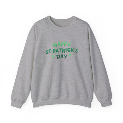 Festive Threads | St. Patrick's Day | Happy St. Patrick's Day Unisex Heavy Blend™ Crewneck Sweatshirt