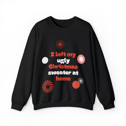 Festive Threads | Christmas Ugly Christmas Sweater Unisex Heavy Blend™ Crewneck Sweatshirt