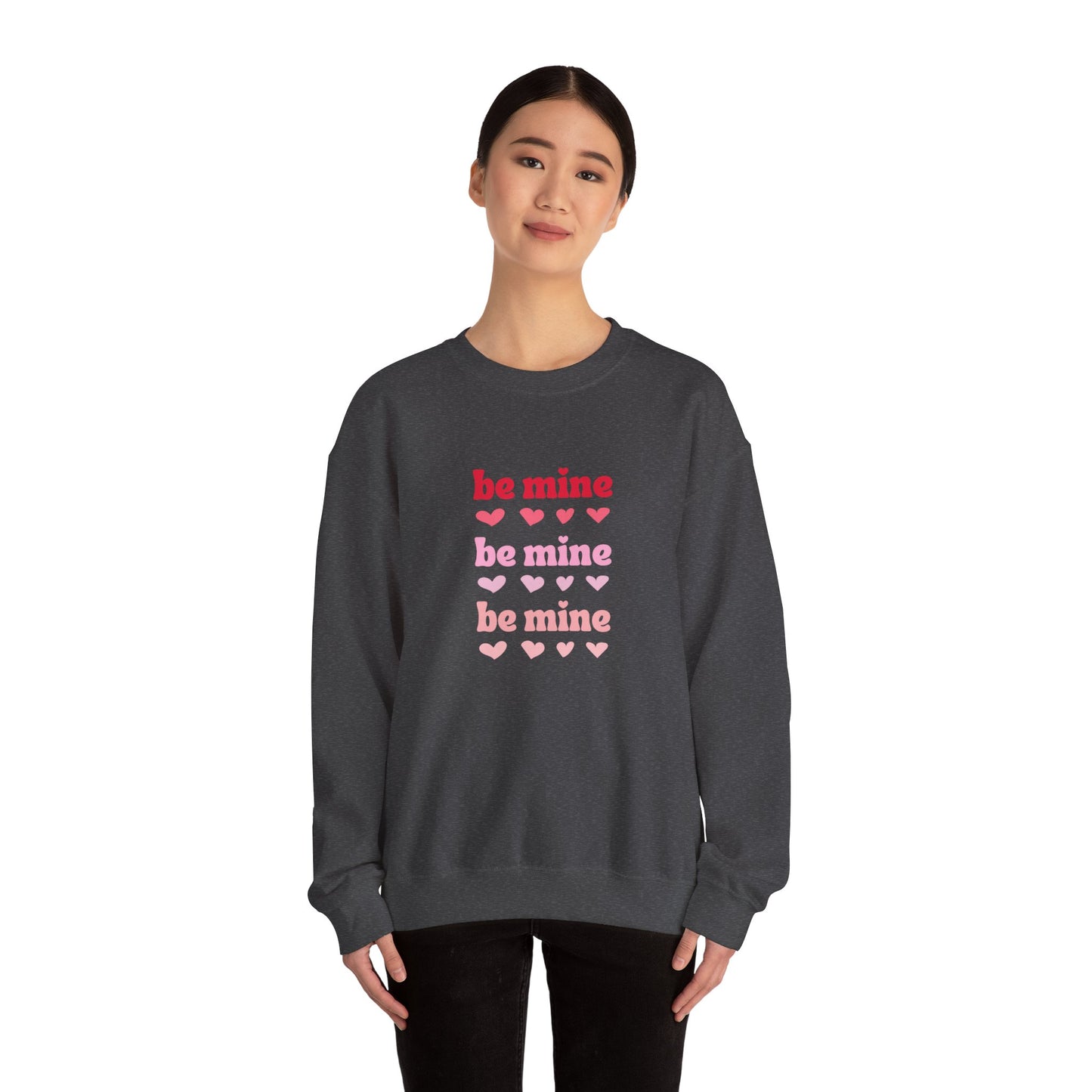 Festive Threads | Valentine's Be Mine 💕 Unisex Heavy Blend™ Crewneck Sweatshirt