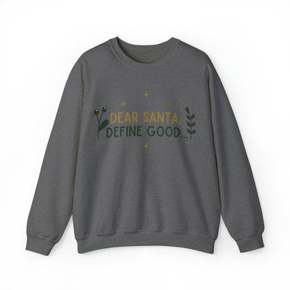 Festive Threads | Christmas Dear Santa Unisex Heavy Blend™ Crewneck Sweatshirt