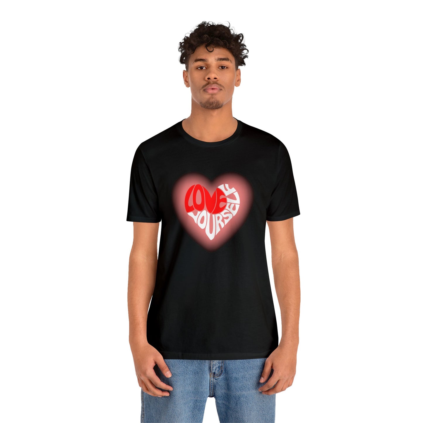 Festive Threads | Valentine's Love Yourself Unisex Jersey Short Sleeve Tee