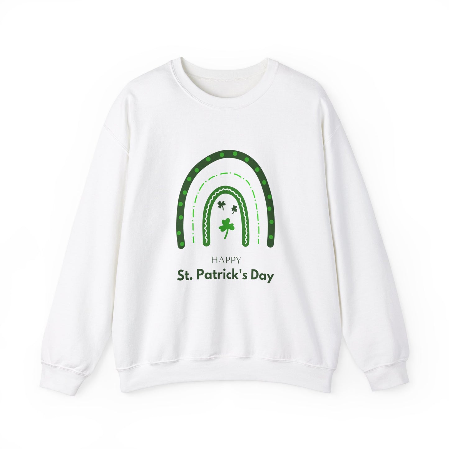 Festive Threads | St. Patrick's Day Rainbow Unisex Heavy Blend™ Crewneck Sweatshirt