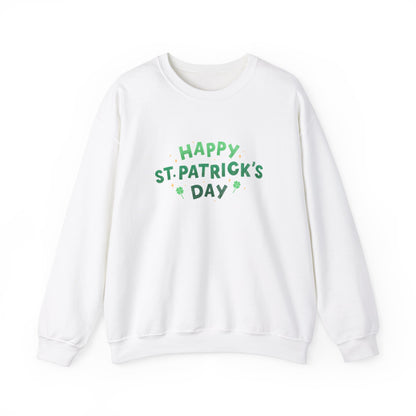 Festive Threads | St. Patrick's Day | Happy St. Patrick's Day Unisex Heavy Blend™ Crewneck Sweatshirt