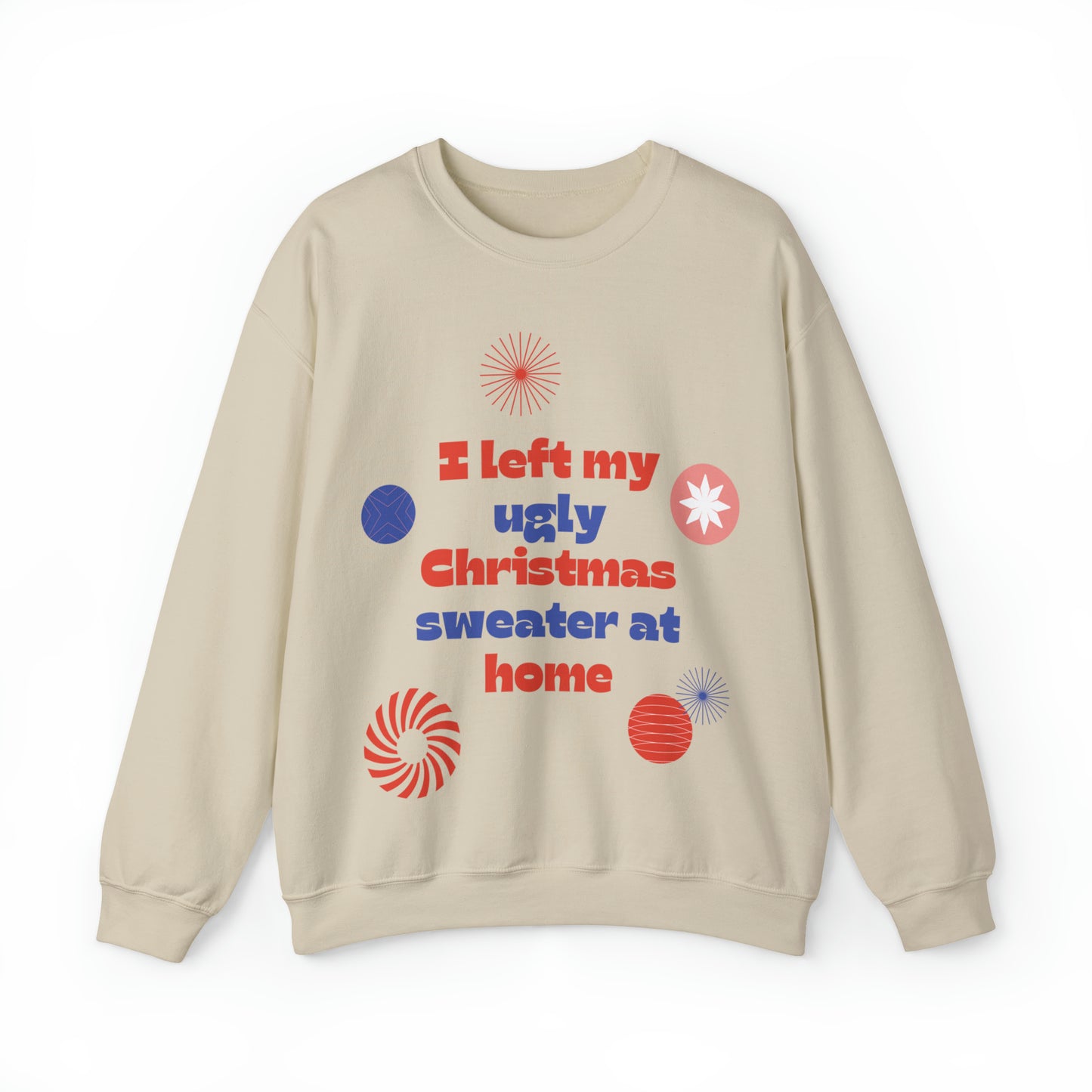 Festive Threads | Christmas Ugly Christmas Sweater Unisex Heavy Blend™ Crewneck Sweatshirt