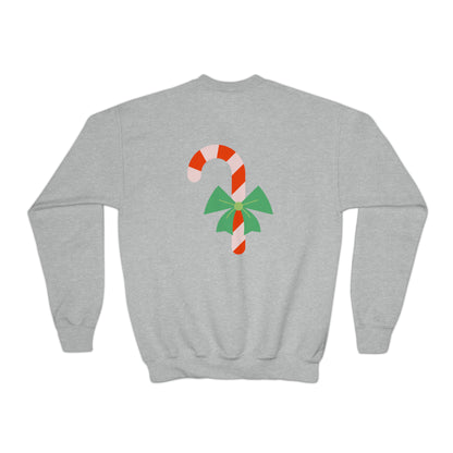 Festive Threads | Christmas Santa's Helper Youth Crewneck Sweatshirt