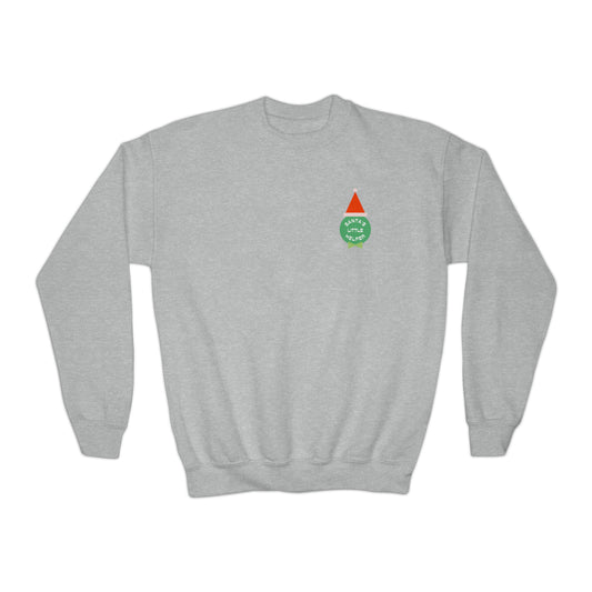 Festive Threads | Christmas Santa's Helper Youth Crewneck Sweatshirt