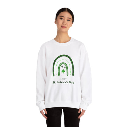 Festive Threads | St. Patrick's Day Rainbow Unisex Heavy Blend™ Crewneck Sweatshirt