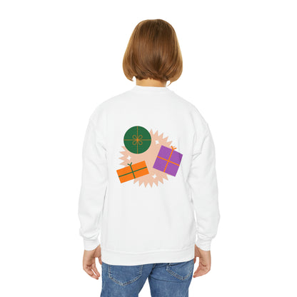 Festive Threads | Christmas Most Likely To Shake Presents Youth Crewneck Sweatshirt