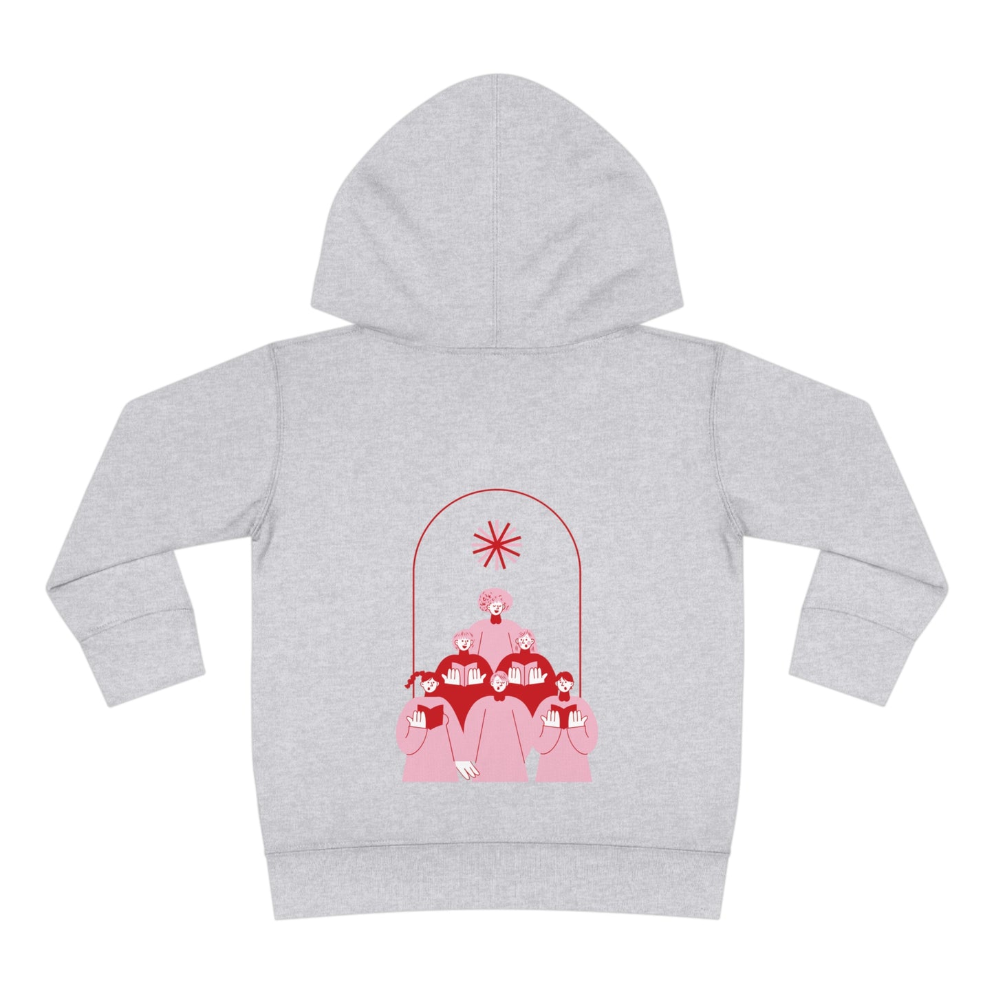 Festive Threads | Christmas Fa La La Toddler Pullover Fleece Hoodie