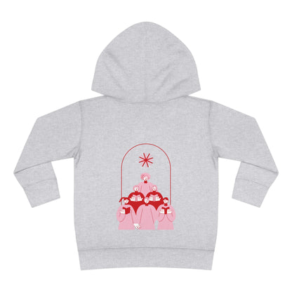 Festive Threads | Christmas Fa La La Toddler Pullover Fleece Hoodie