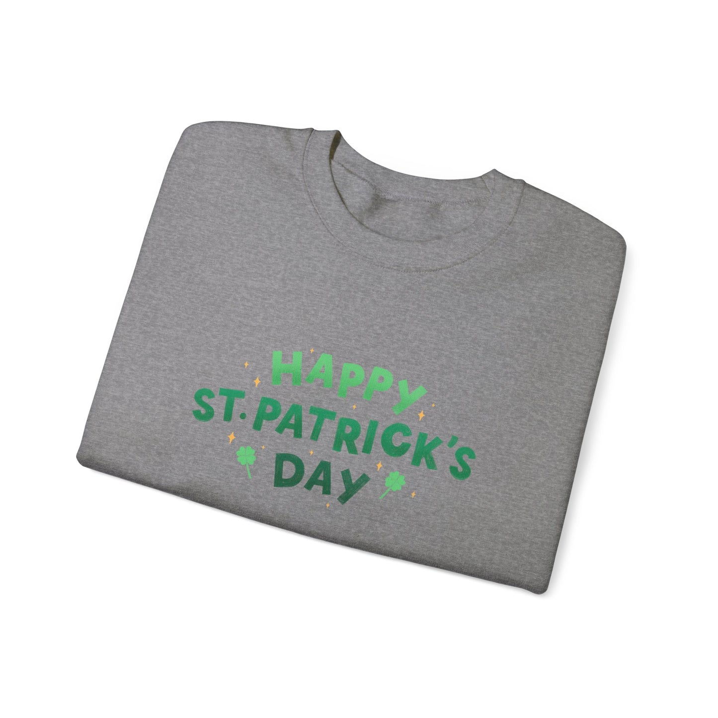 Festive Threads | St. Patrick's Day | Happy St. Patrick's Day Unisex Heavy Blend™ Crewneck Sweatshirt