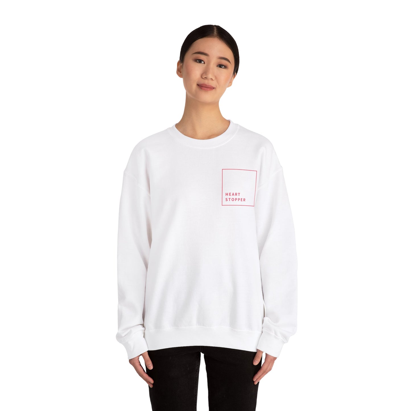 Festive Threads | Valentine's Heart Stopper Unisex Heavy Blend™ Crewneck Sweatshirt