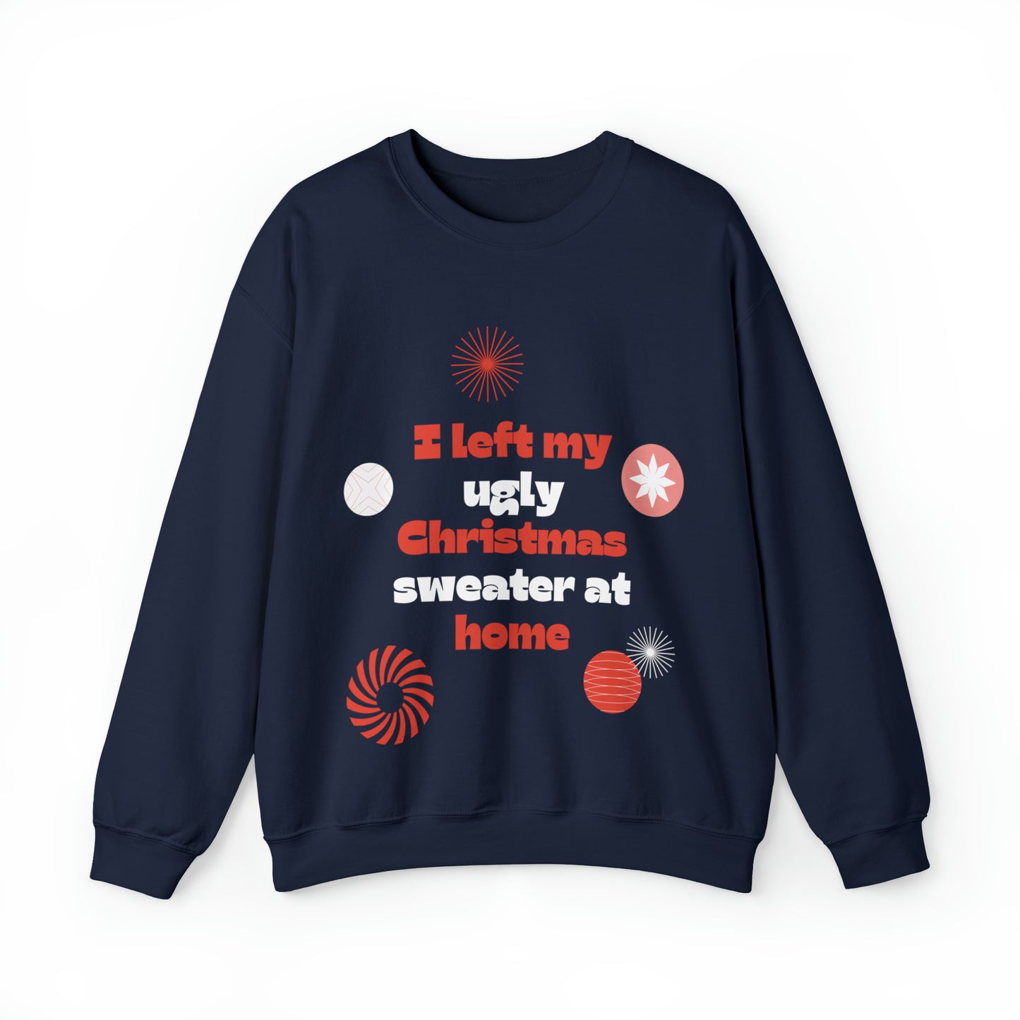 Festive Threads | Christmas Ugly Christmas Sweater Unisex Heavy Blend™ Crewneck Sweatshirt