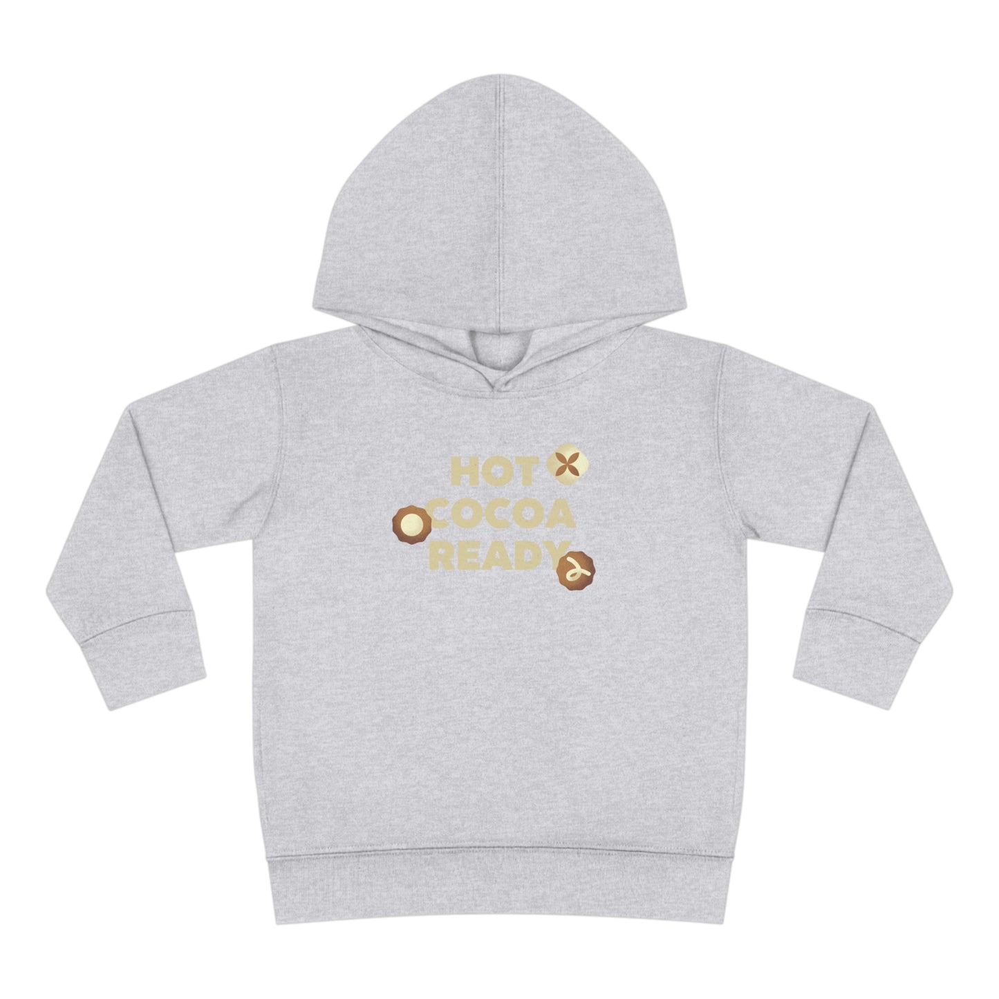 Festive Threads | Christmas Hot Cocoa Ready Toddler Pullover Fleece Hoodie