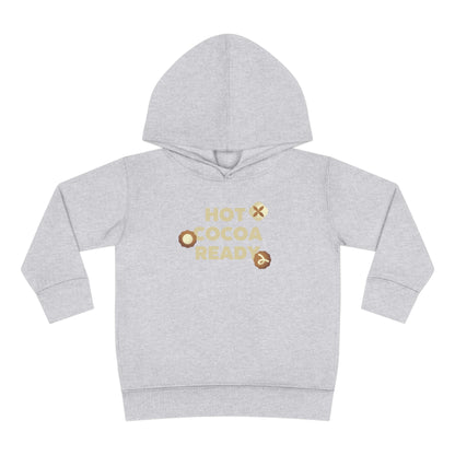 Festive Threads | Christmas Hot Cocoa Ready Toddler Pullover Fleece Hoodie