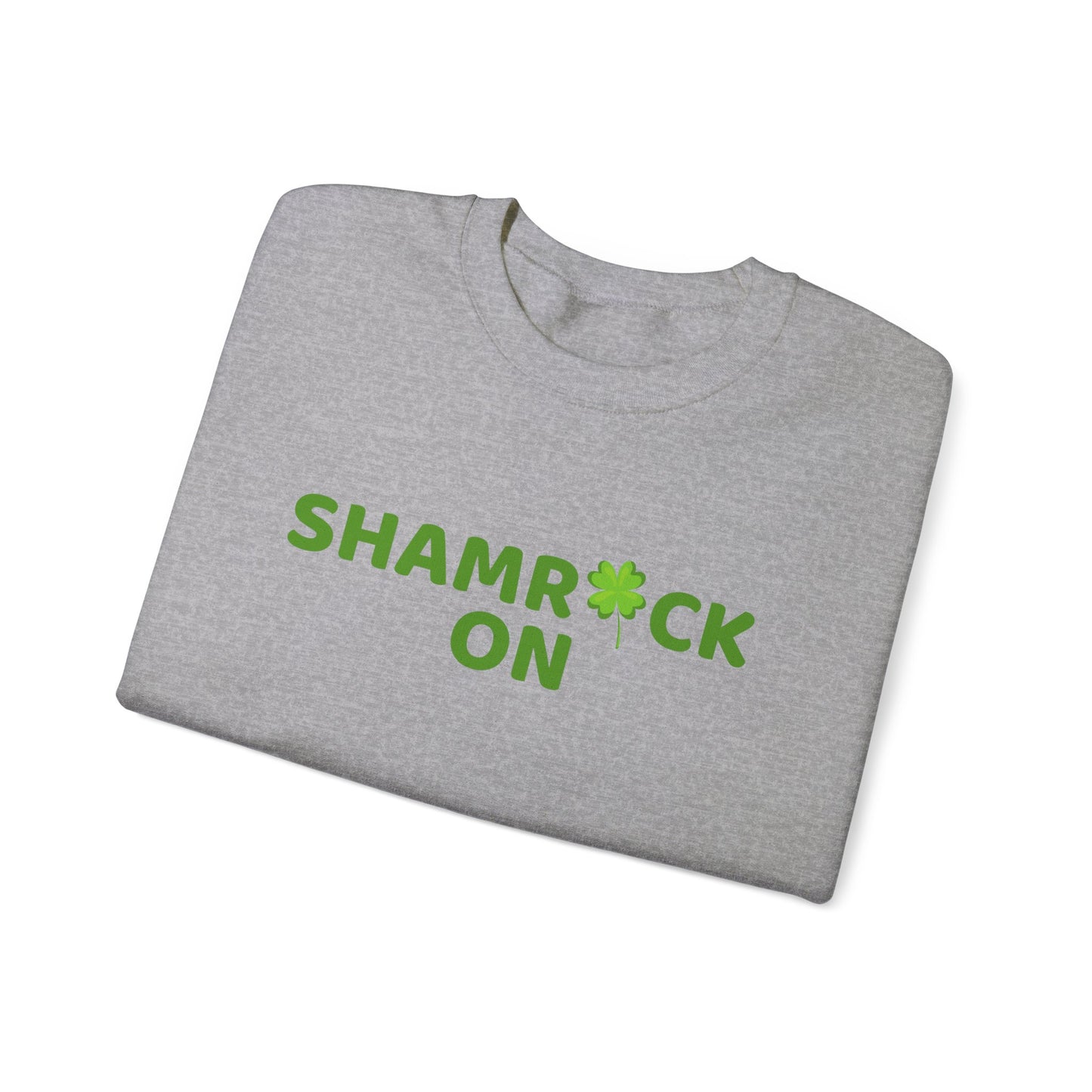 Festive Threads | St. Patrick's Day Shamrock's On Unisex Heavy Blend™ Crewneck Sweatshirt