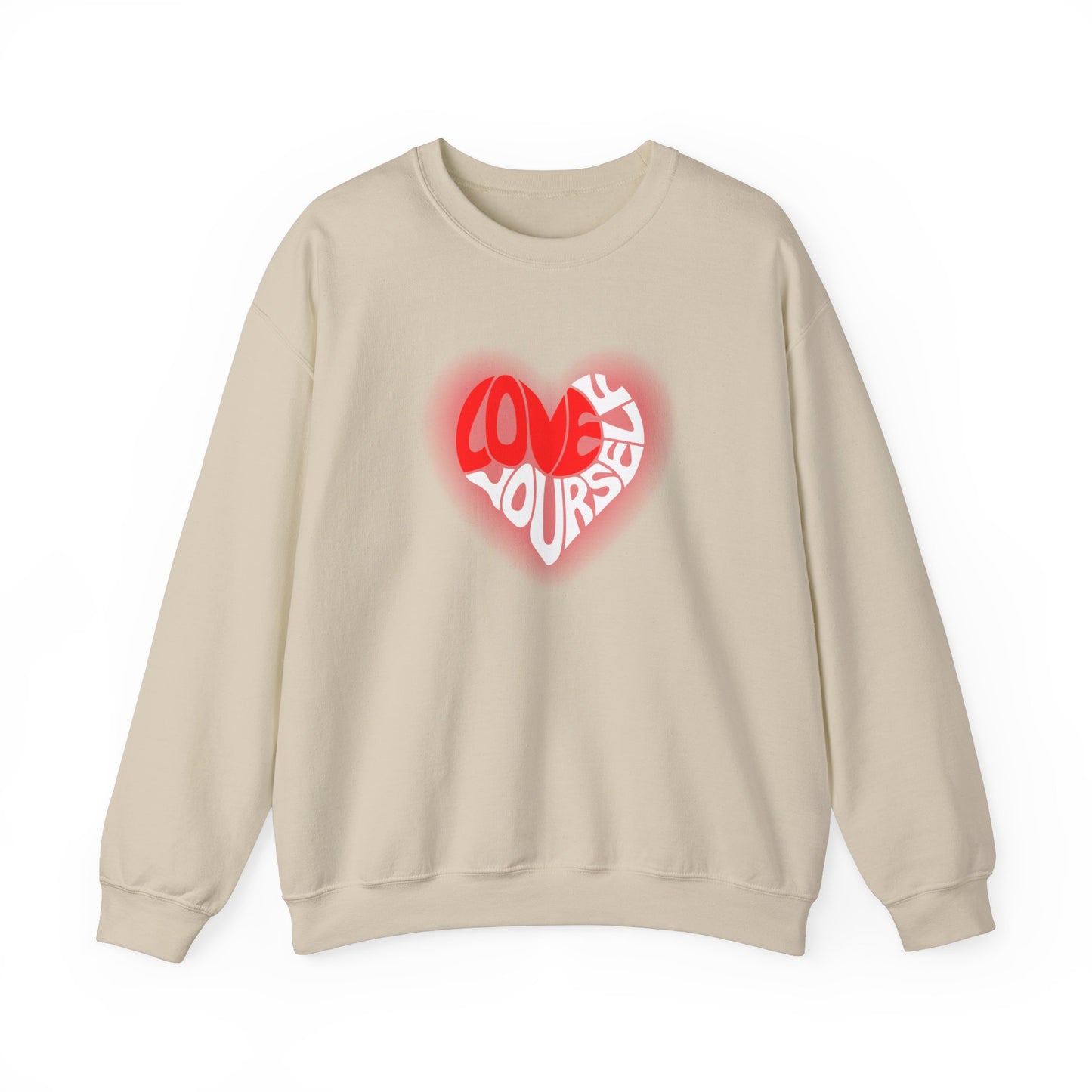 Festive Threads | Valentine's Love Yourself Unisex Heavy Blend™ Crewneck Sweatshirt