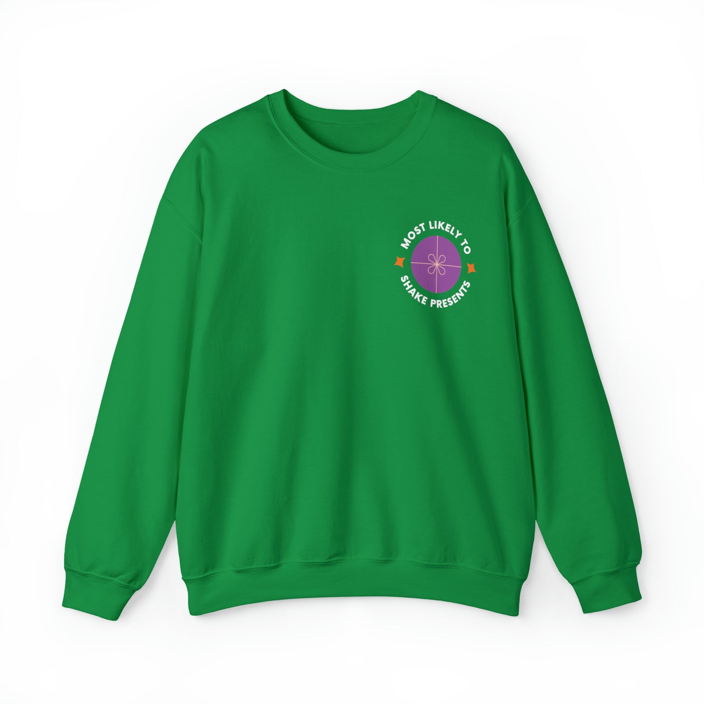 Festive Threads | Christmas Most Likely To Shake Presents Unisex Heavy Blend™ Crewneck Sweatshirt