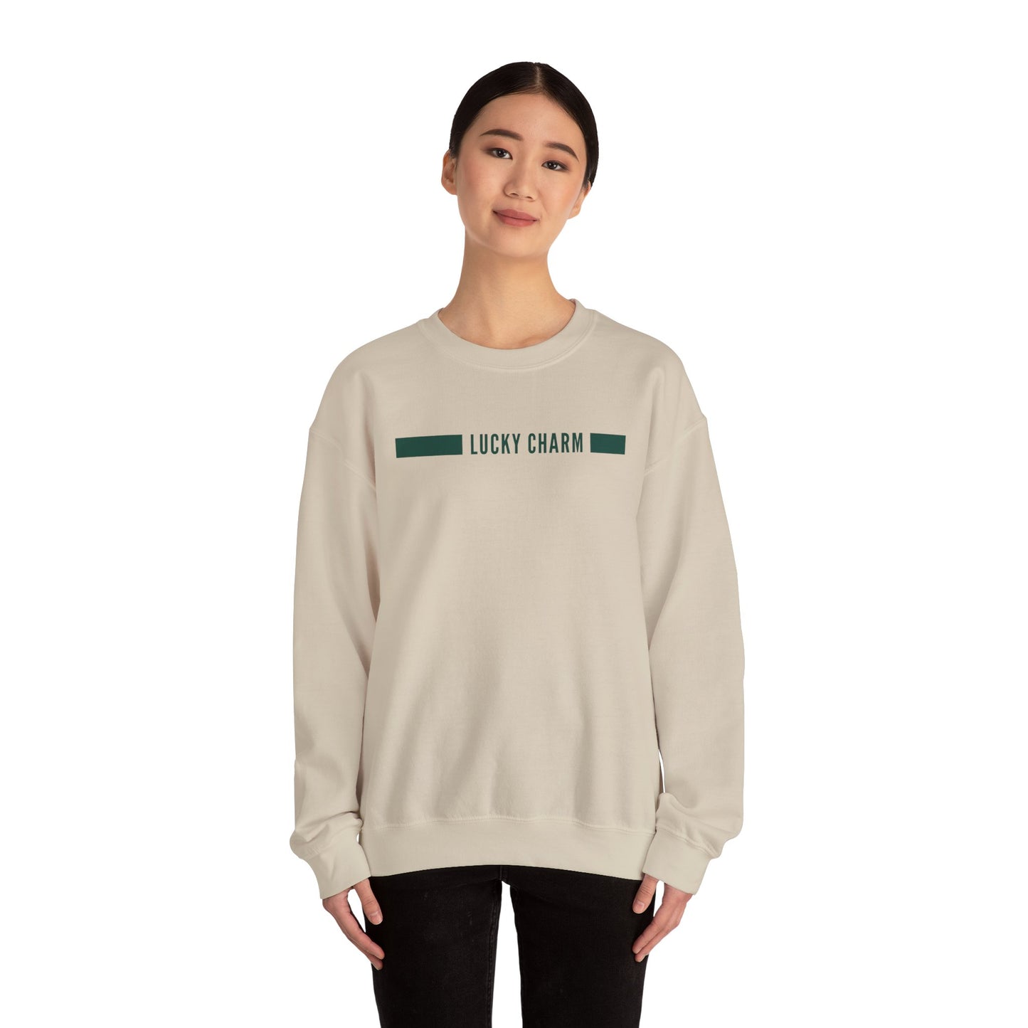 Festive Threads | St. Patrick's Day Lucky Charm Unisex Heavy Blend™ Crewneck Sweatshirt