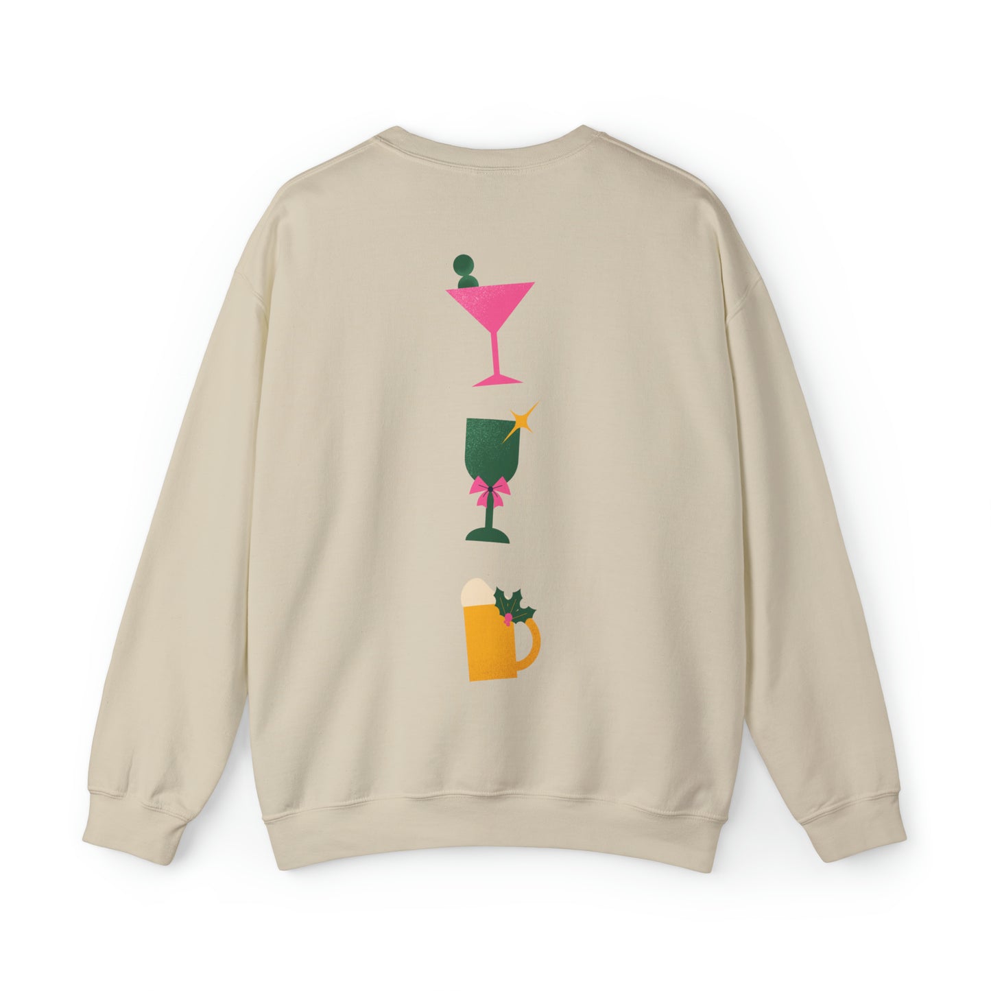 Festive Threads | Christmas Its Time To Get Lit Unisex Heavy Blend™ Crewneck Sweatshirt