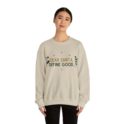 Festive Threads | Christmas Dear Santa Unisex Heavy Blend™ Crewneck Sweatshirt