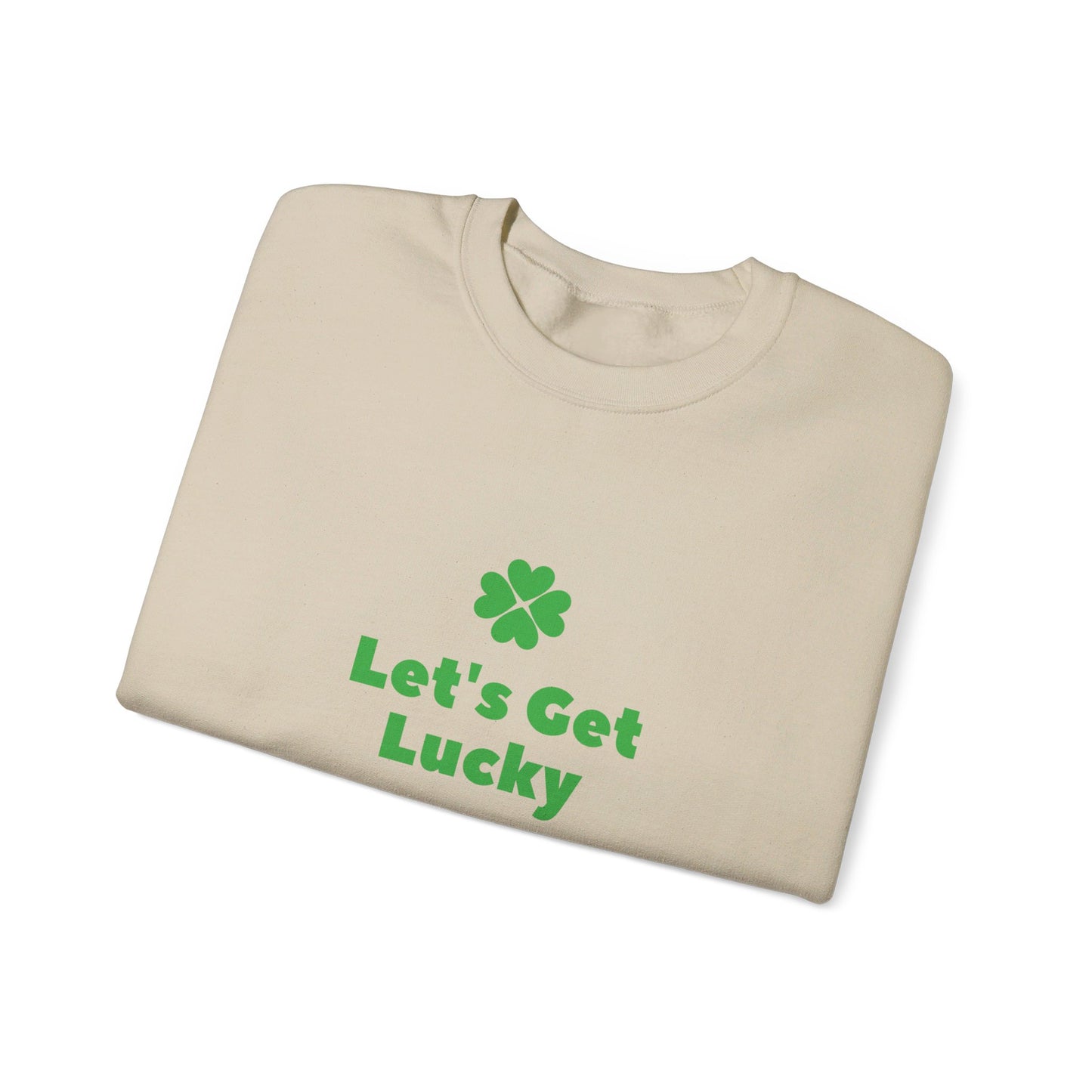 Festive Threads | St. Patrick's Day Let's Get Lucky Unisex Heavy Blend™ Crewneck Sweatshirt