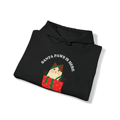 Festive Threads | Christmas Santa Paws Unisex Heavy Blend™ Hooded Sweatshirt