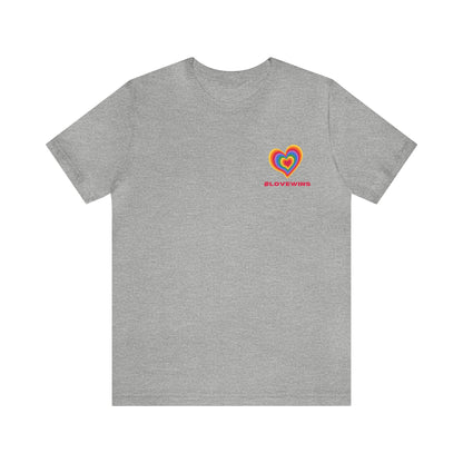 Festive Threads | Valentine's Love Wins Unisex Jersey Short Sleeve Tee