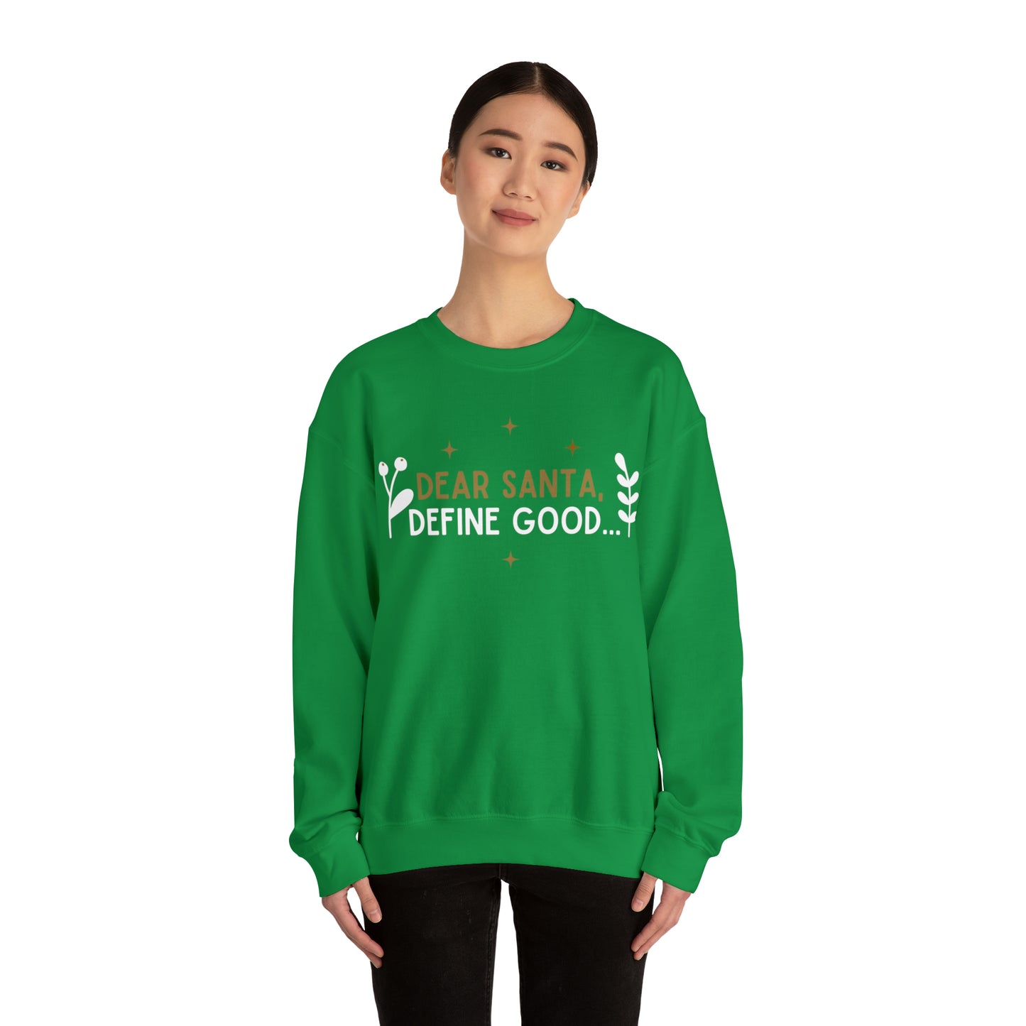 Festive Threads | Christmas Dear Santa Unisex Heavy Blend™ Crewneck Sweatshirt