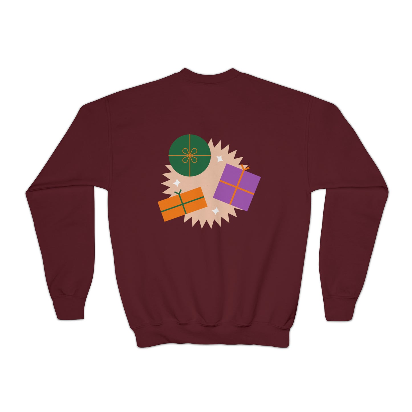 Festive Threads | Christmas Most Likely To Shake Presents Youth Crewneck Sweatshirt