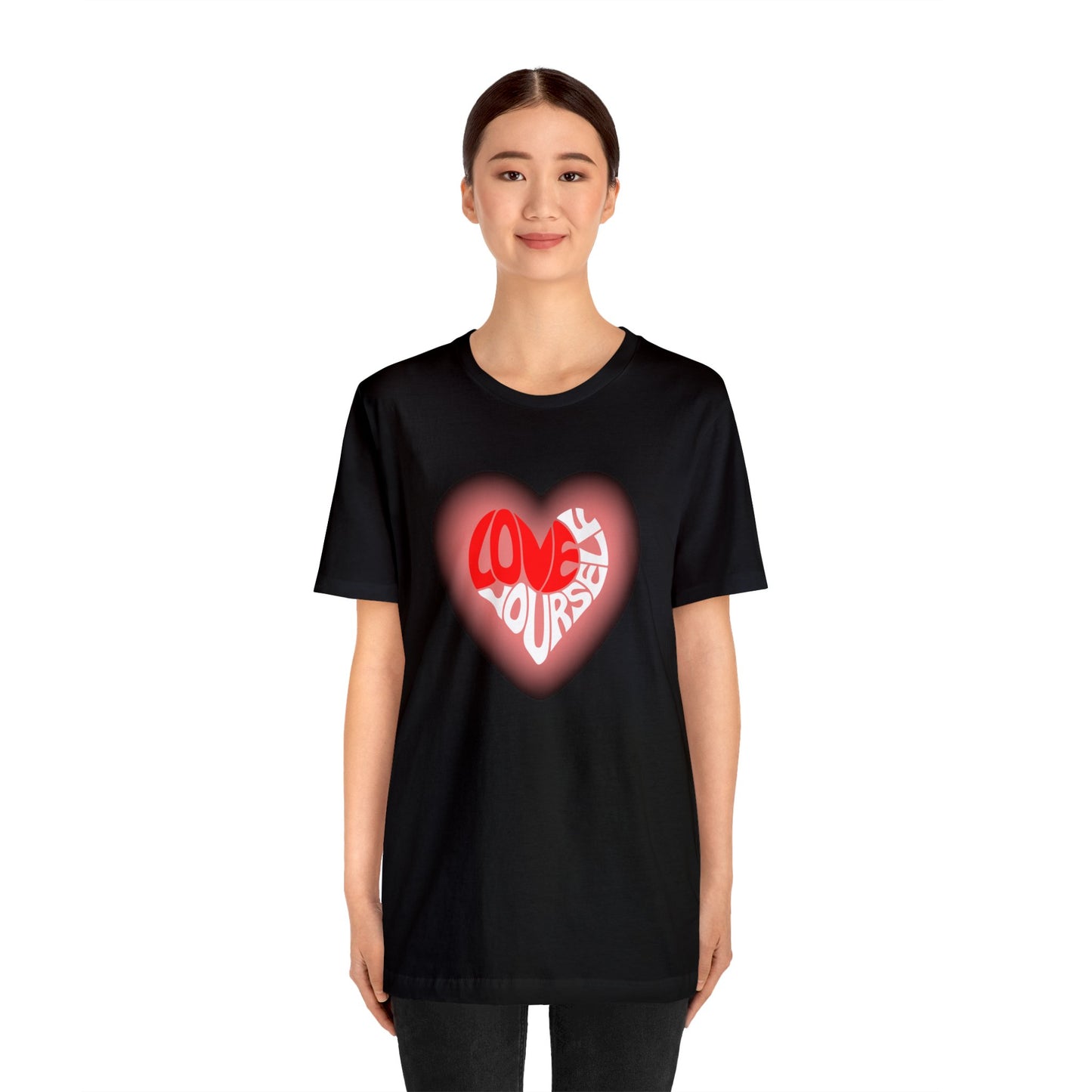 Festive Threads | Valentine's Love Yourself Unisex Jersey Short Sleeve Tee