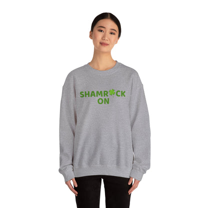 Festive Threads | St. Patrick's Day Shamrock's On Unisex Heavy Blend™ Crewneck Sweatshirt