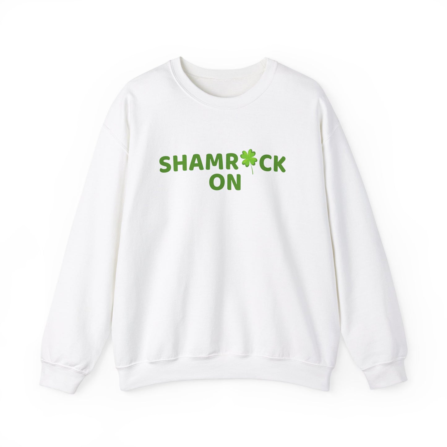 Festive Threads | St. Patrick's Day Shamrock's On Unisex Heavy Blend™ Crewneck Sweatshirt