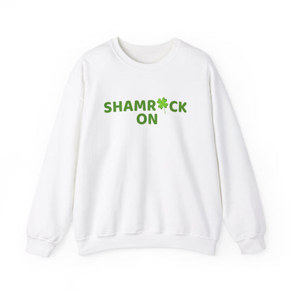 Festive Threads | St. Patrick's Day Shamrock's On Unisex Heavy Blend™ Crewneck Sweatshirt