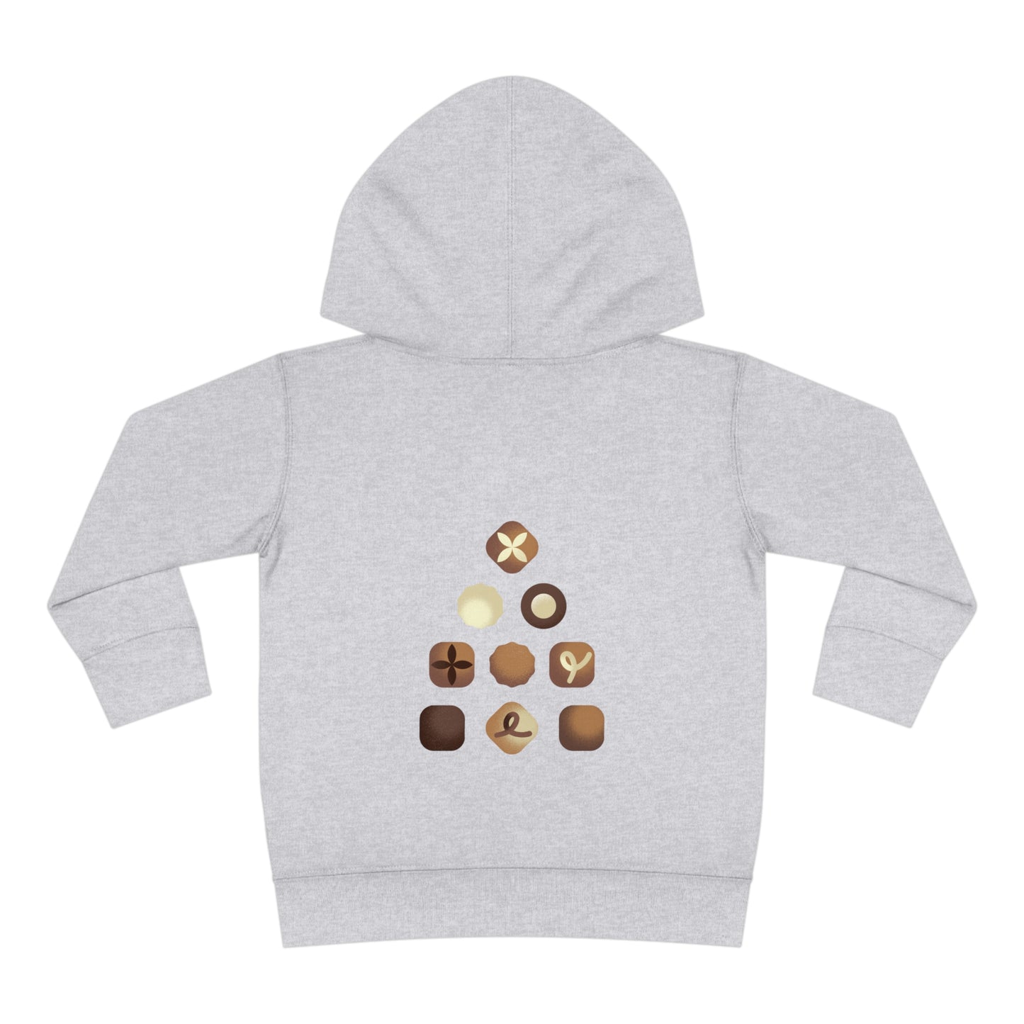 Festive Threads | Christmas Hot Cocoa Ready Toddler Pullover Fleece Hoodie