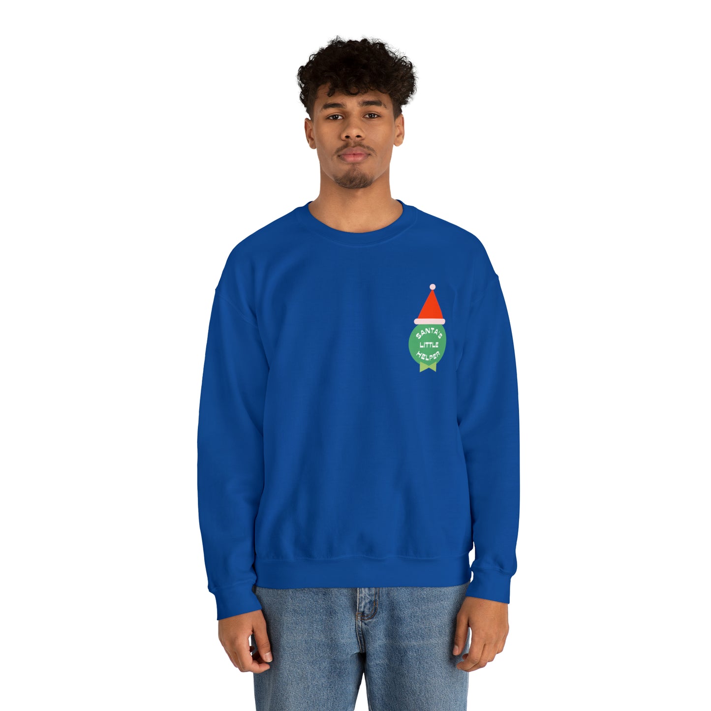 Festive Threads | Christmas Santa's Helper Unisex Heavy Blend™ Crewneck Sweatshirt