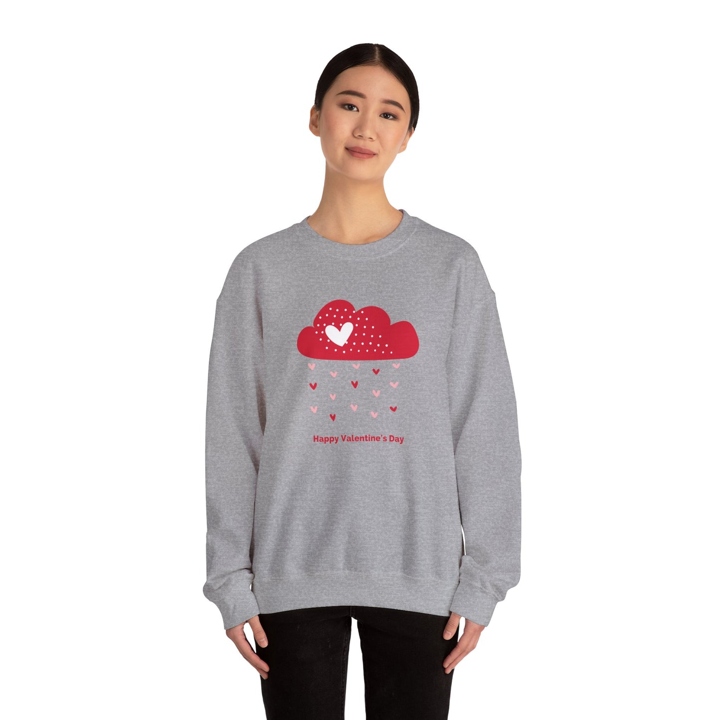 Festive Threads | Valentine's Happy Valentines Day Unisex Heavy Blend™ Crewneck Sweatshirt