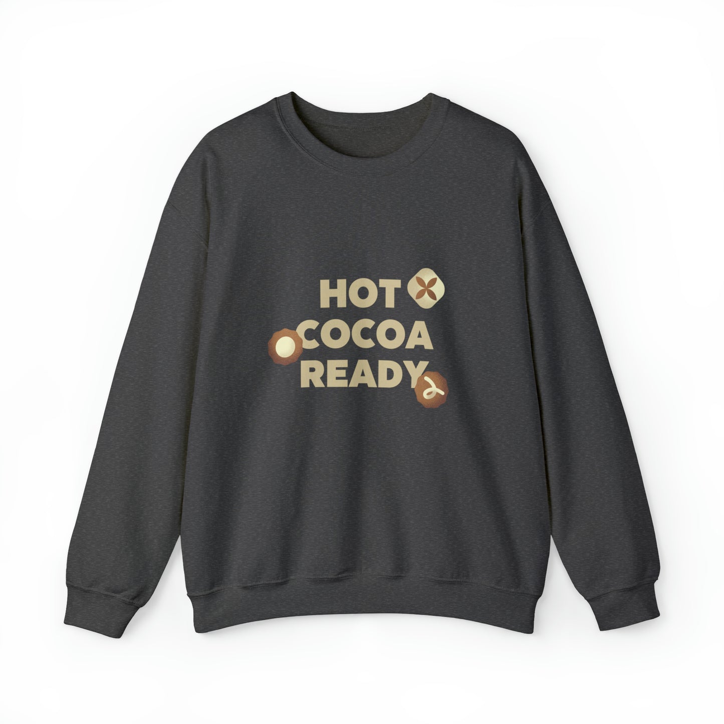 Festive Threads | Christmas Hot Cocoa Ready Unisex Heavy Blend™ Crewneck Sweatshirt