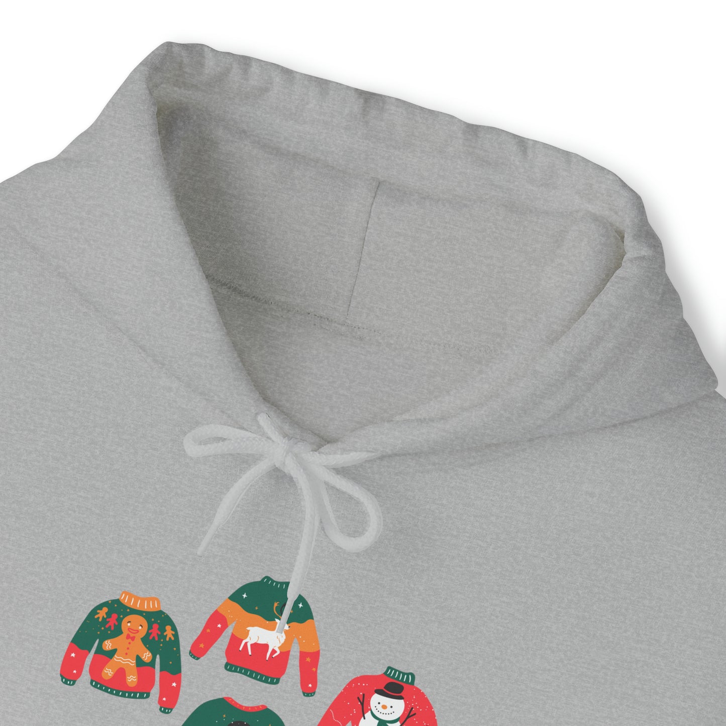 Festive Threads | Christmas So Many Sweaters Unisex Heavy Blend™ Hooded Sweatshirt