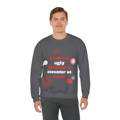 Festive Threads | Christmas Ugly Christmas Sweater Unisex Heavy Blend™ Crewneck Sweatshirt