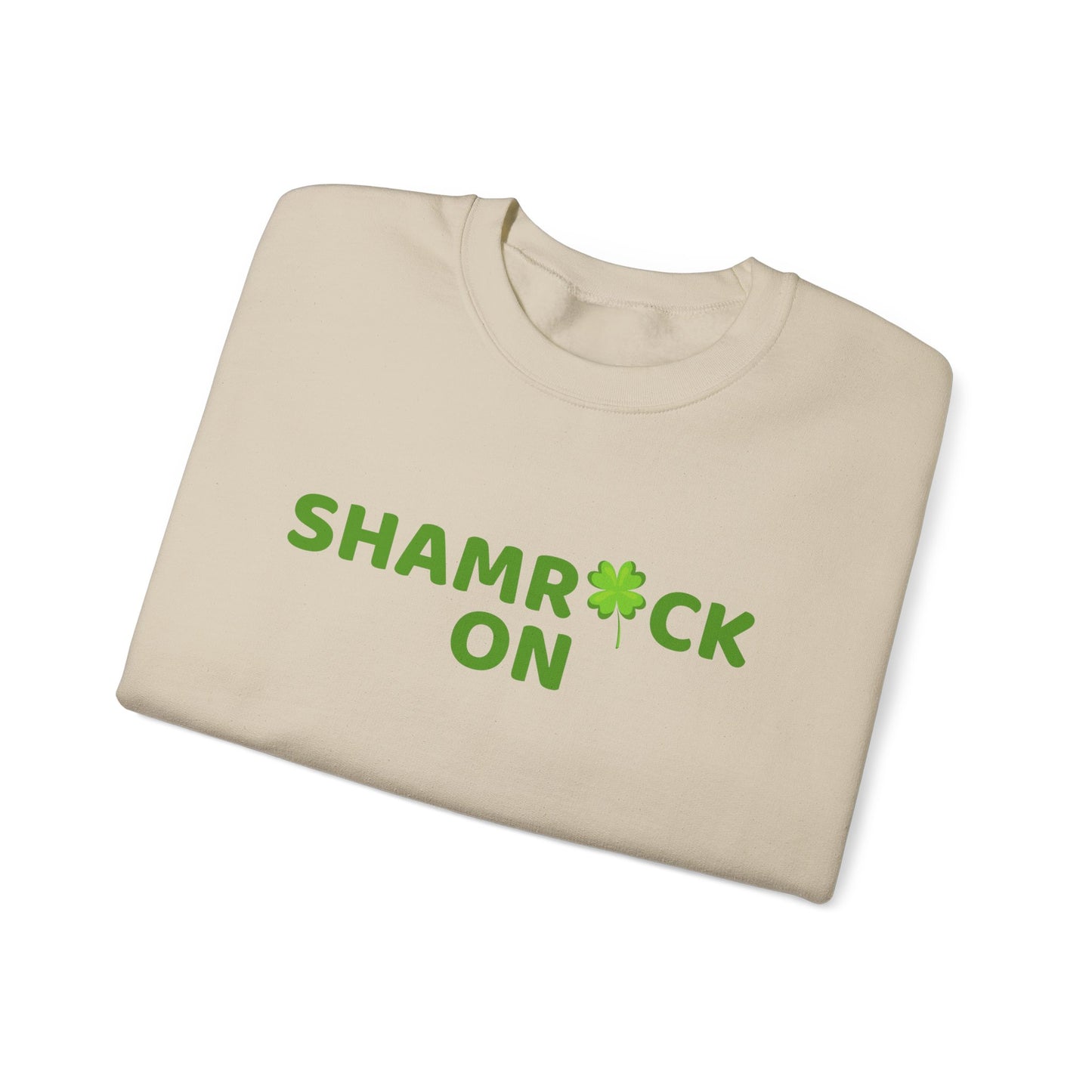 Festive Threads | St. Patrick's Day Shamrock's On Unisex Heavy Blend™ Crewneck Sweatshirt