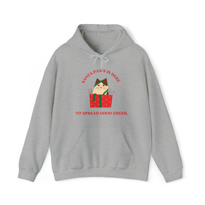 Festive Threads | Christmas Santa Paws Unisex Heavy Blend™ Hooded Sweatshirt