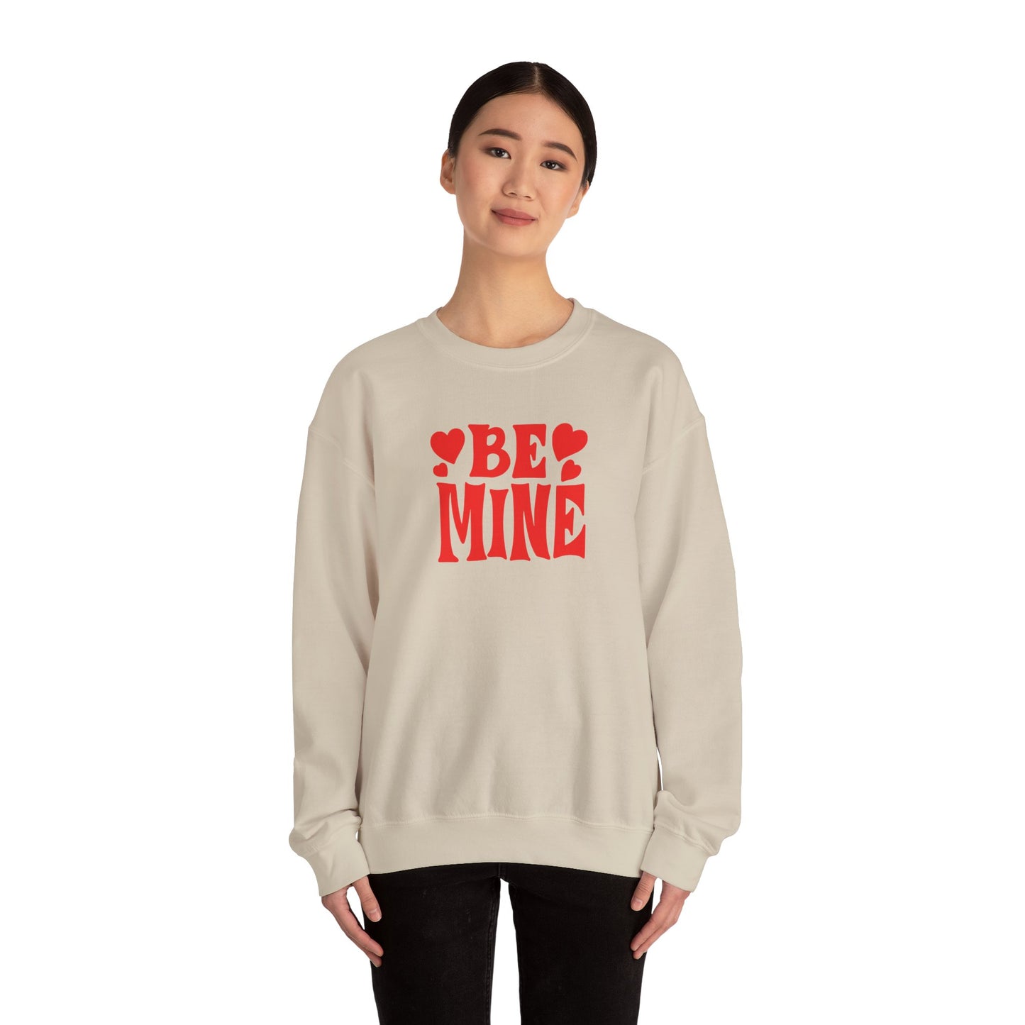 Festive Threads | Valentine's Be Mine Unisex Heavy Blend™ Crewneck Sweatshirt