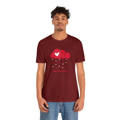 Festive Threads | Valentine's Happy Valentine's Day Unisex Jersey Short Sleeve Tee